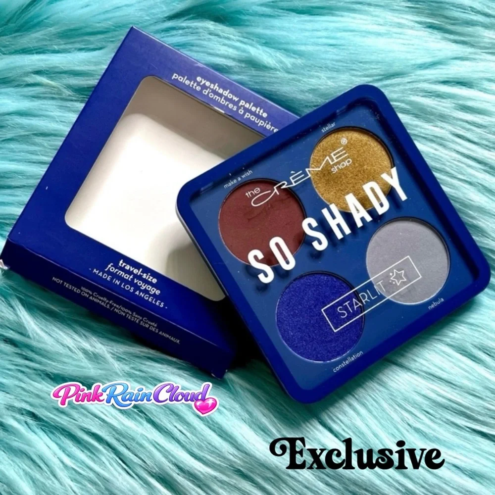 Creme Shop Galaxy So Shady Starlit Eyeshadow Palette 4 Color Travel Size NEW